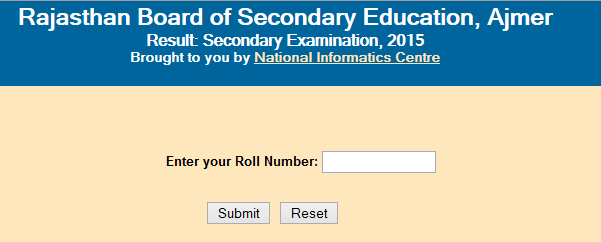 rbse 10th class result 2015